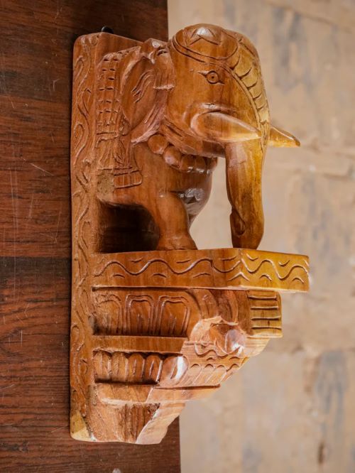 Wooden wall brackets