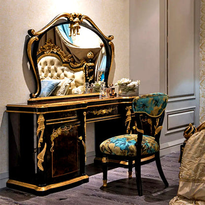 Luxury Modern French Style Carving Dressing Table