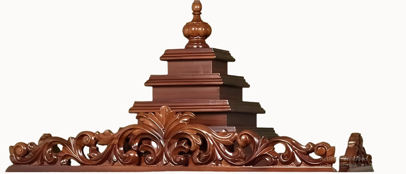 Designer Wooden Puja Temple | Handmade | Made In India