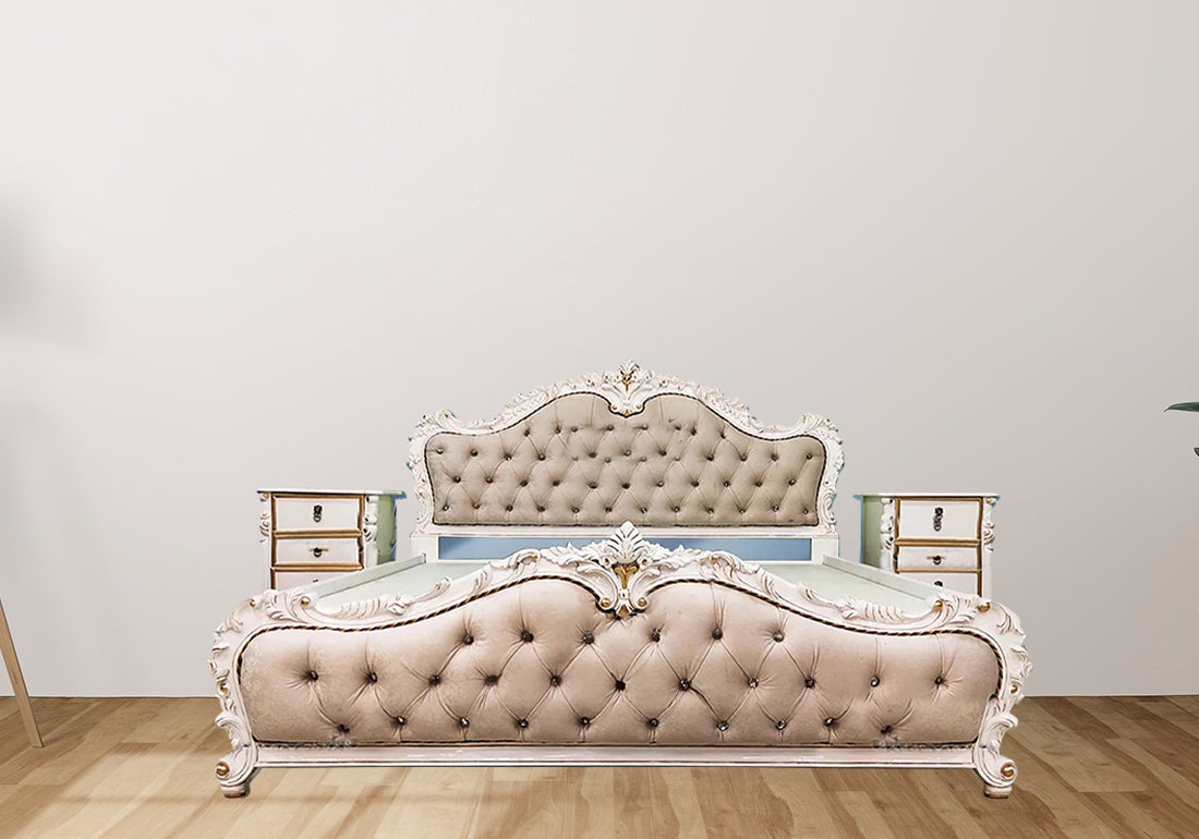 European Style Wooden Furniture Bed Set