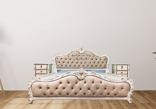 European Style Wooden Furniture Bed Set