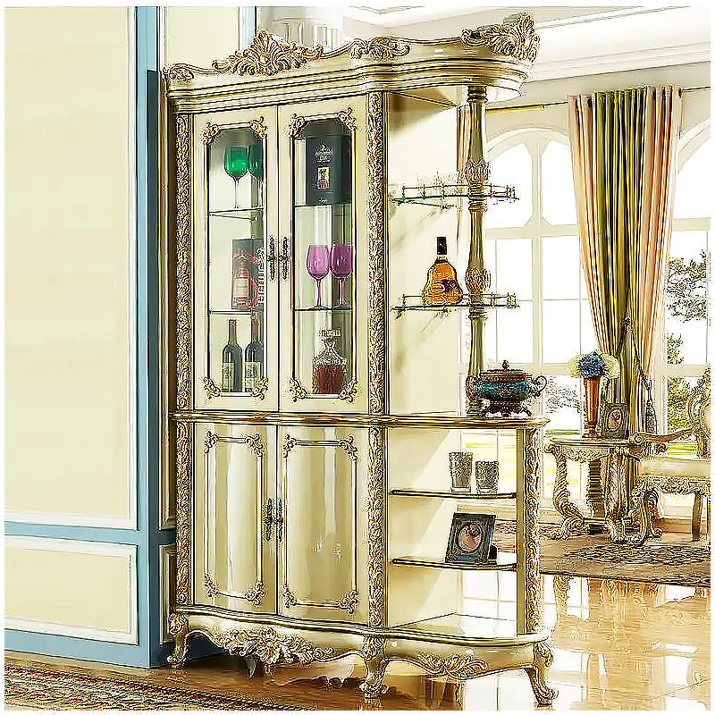 Luxury Classic Glass Display Vitrine with Lights