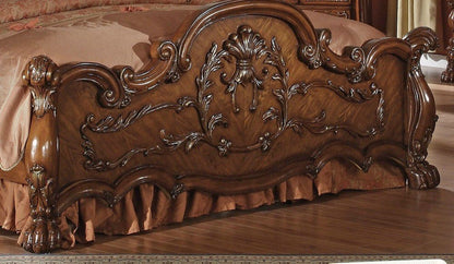 Riyadh Carved Antique Bed Set