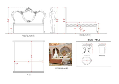 Hyderabad Royal Luxury Bedroom Set