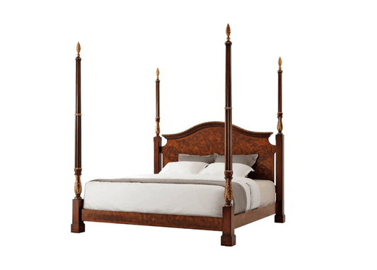 Classic Teak Wood Four Poster Bed