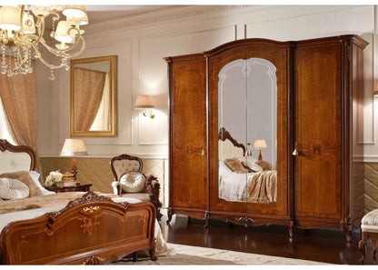 Zurich Teak Wood Royal  Bedroom Set