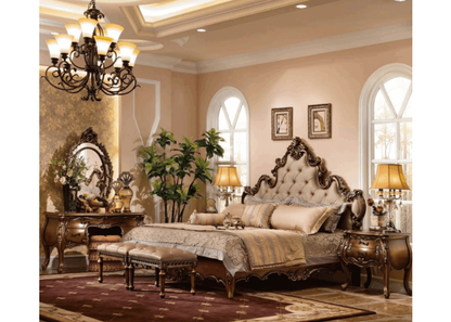 Colaba Colonial Carved Royal Bedroom Set