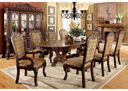 Antique Teak Wood Mumbai Dining Table Set