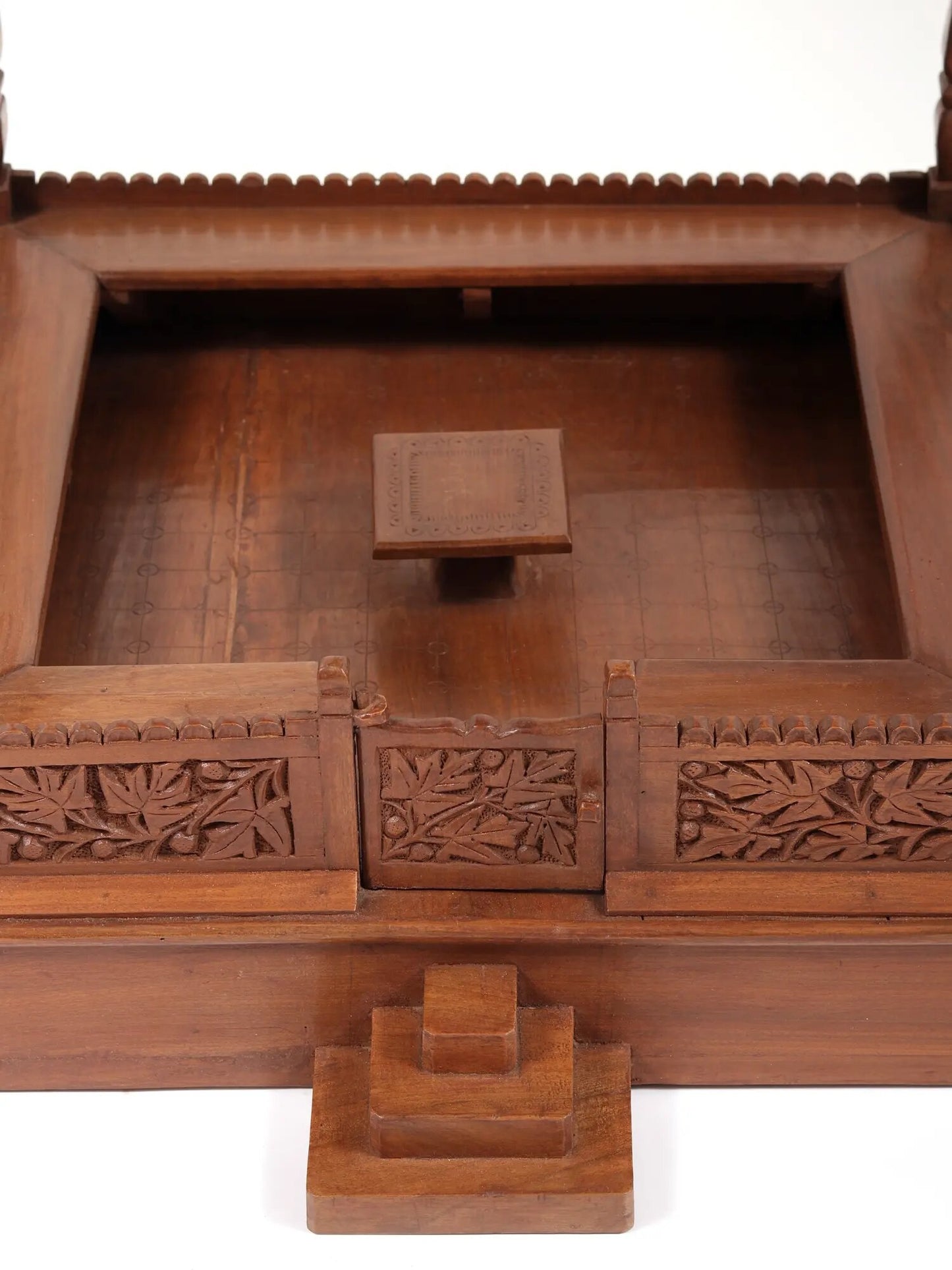 Walnut Wood Carved Designer Temple | From Kashmir