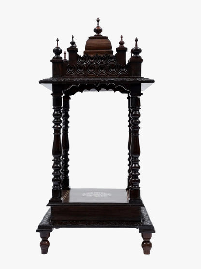 Designer Wooden Temple with Drawer