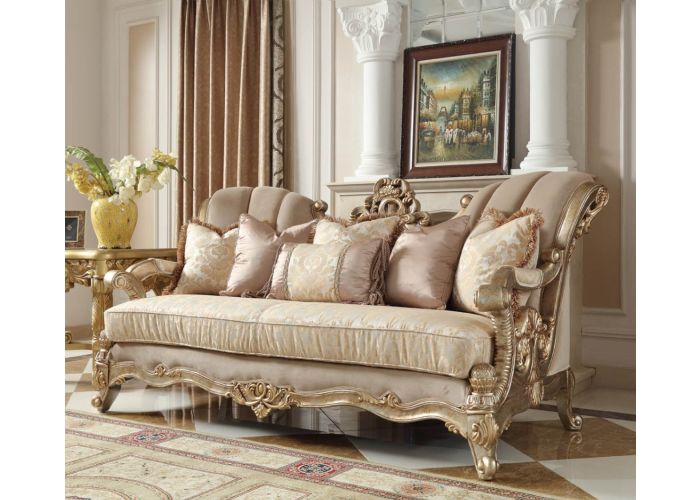 French Classic Gold Mumbai Sofa Set