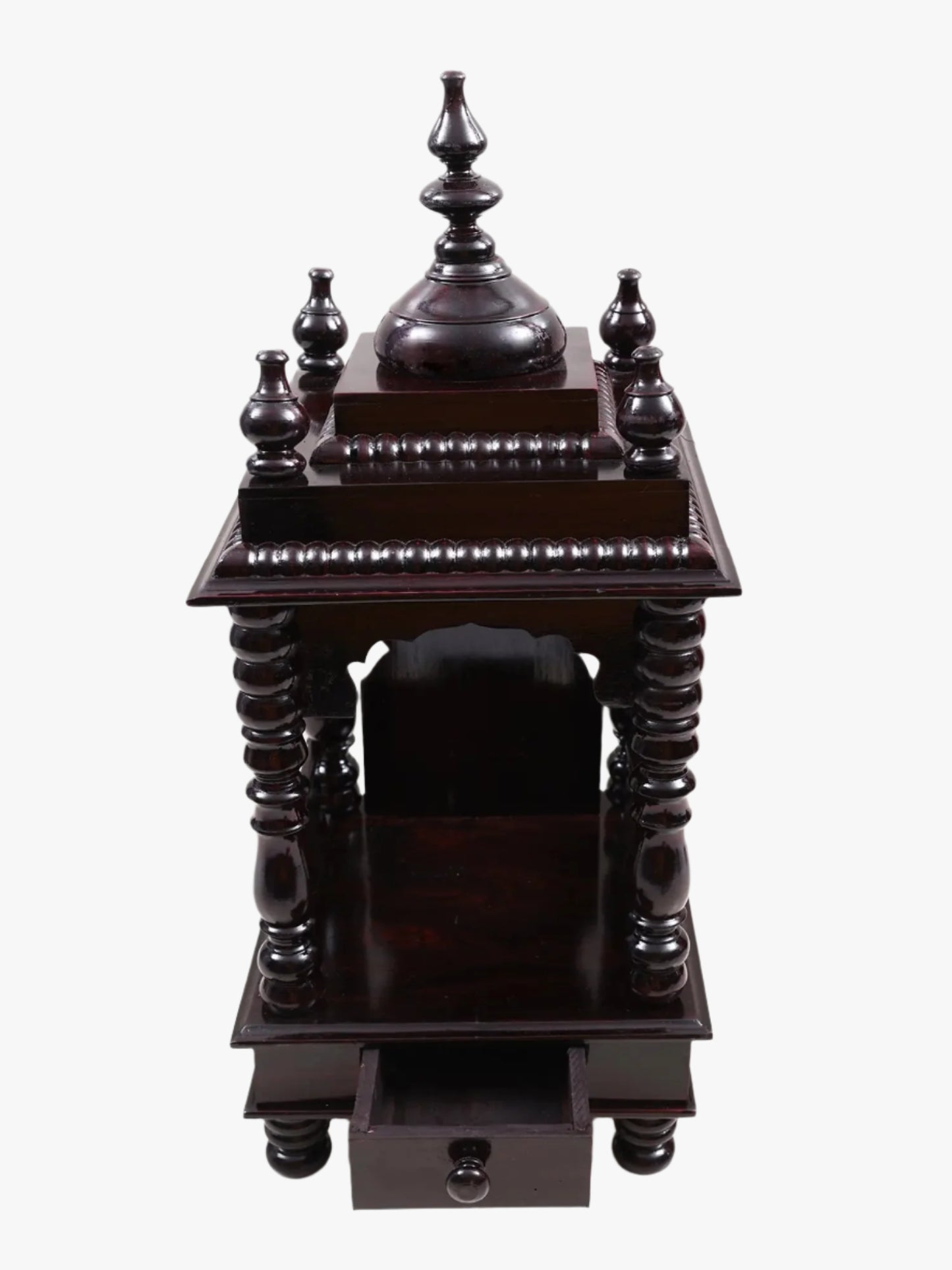 Designer Wooden Temple with Drawer