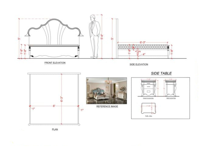 Luxury Classic Mumbai Bedroom Set