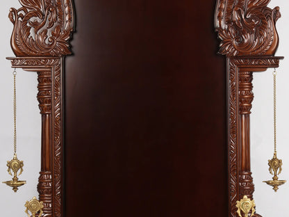 Super Large Thiruvachi Wooden Frame For Hindu Idols | Made In India | Wood and Marble